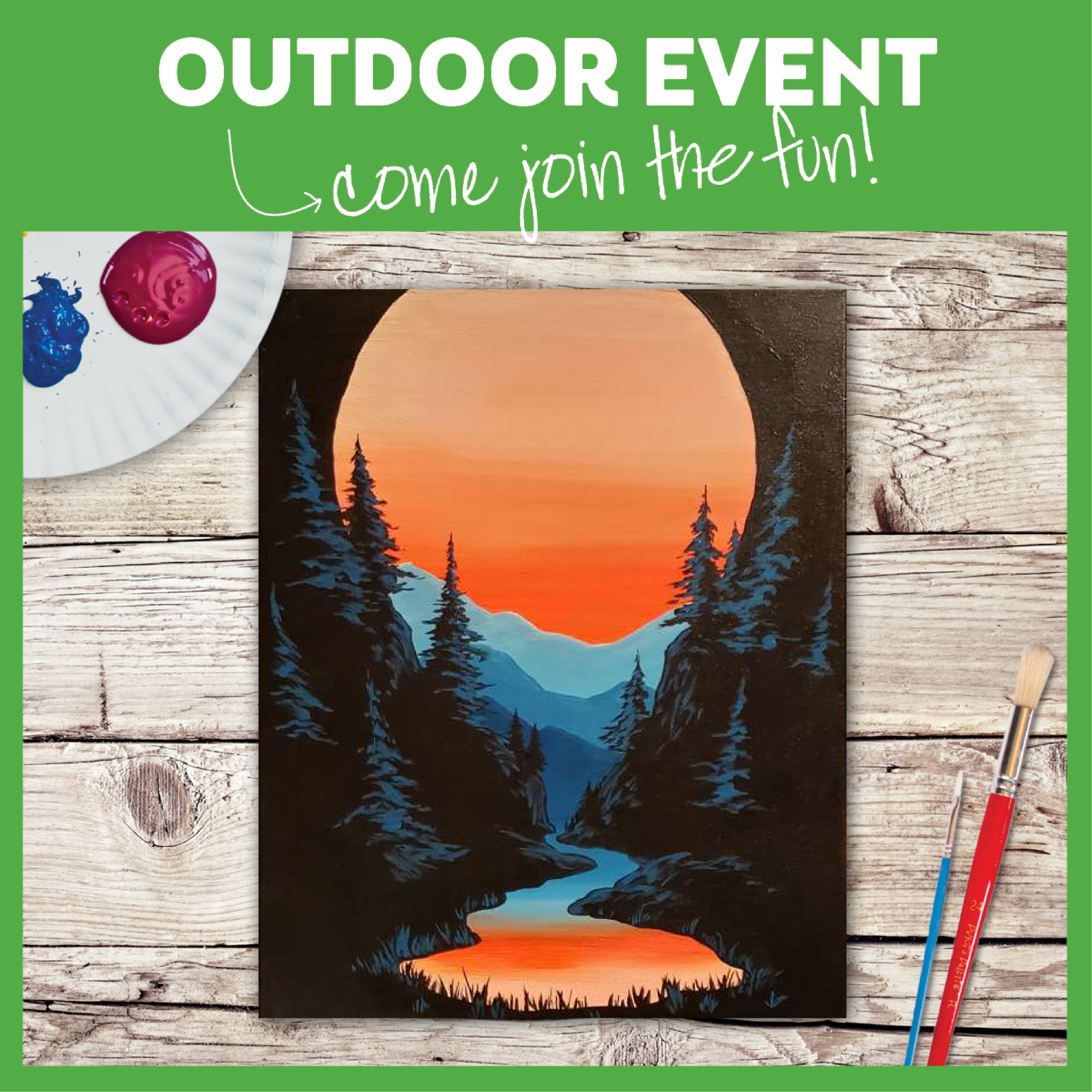 Paint on the Patio!